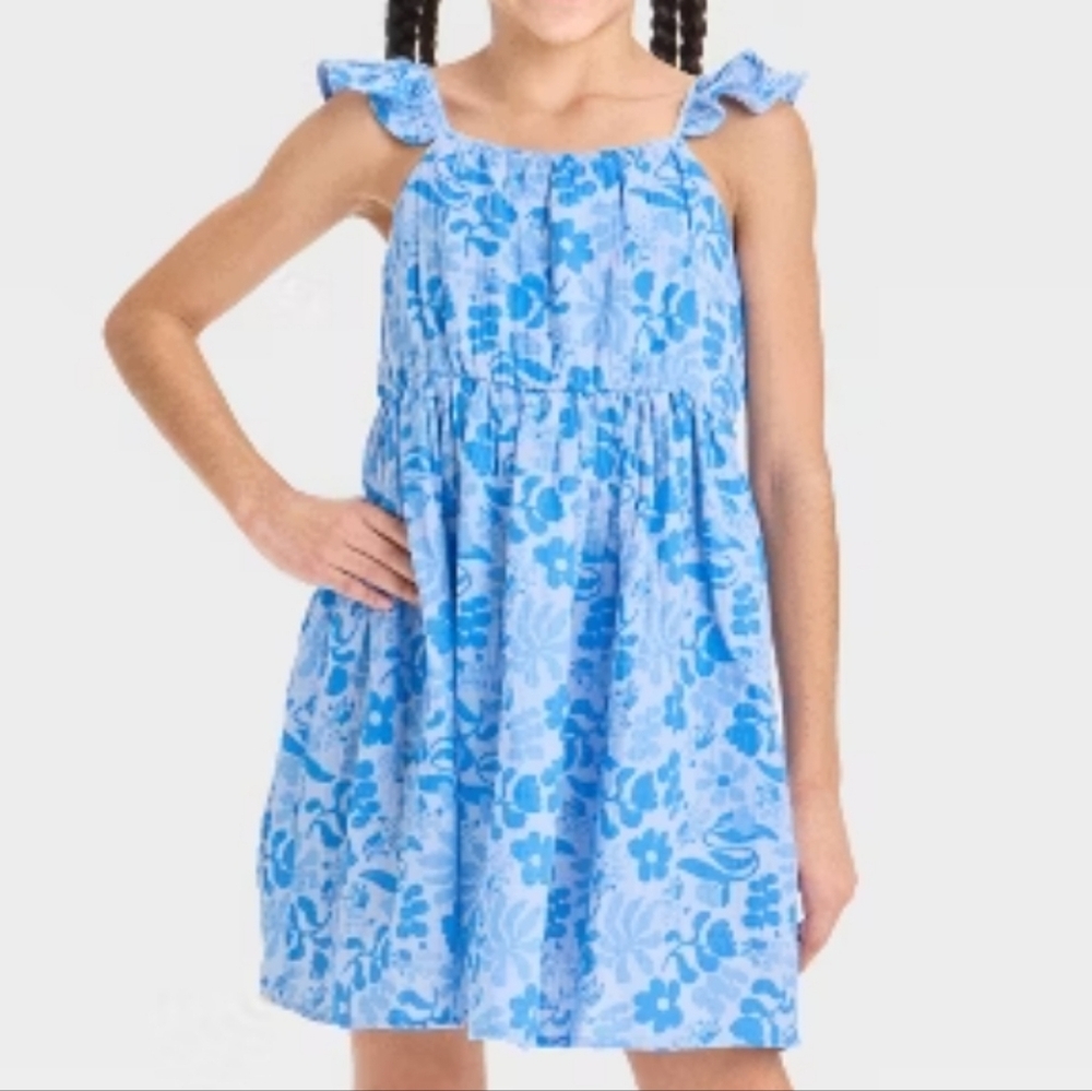 Bluey Floral Dress Size Small 6/7